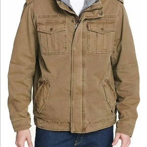 Levi’s Khaki Men’s Denim Quilted Jacket